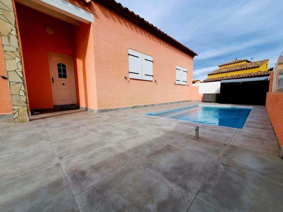 Villa H2O - Jacuzzi & Piscine Chauffee Le Barcarès Exterior foto