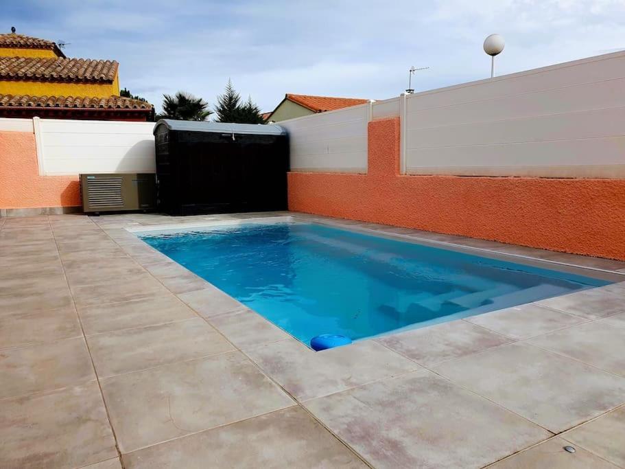 Villa H2O - Jacuzzi & Piscine Chauffee Le Barcarès Exterior foto